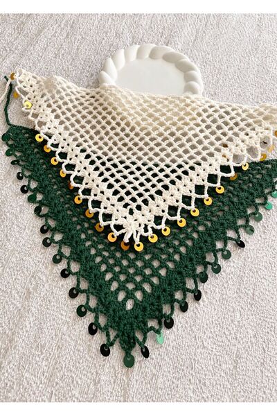 EMKSHOP Hand Knitted Elegant and Stylish Bandana Sets of 2