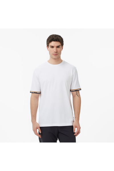 Nautica Erkek Beyaz Regular Fit T-Shirt