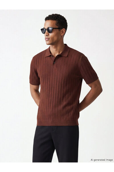 LC Waikiki Vizyon New Season Polo Neck Men's Knitwear Sweater