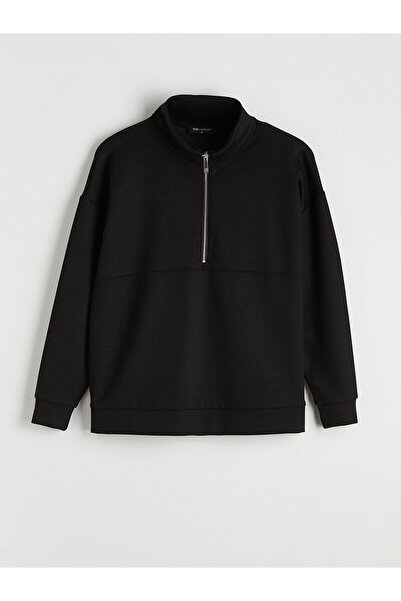 LC Waikiki Γυναικείο φούτερ Özmarka Νέα Σεζόν ψηλός λαιμός Soft Touch