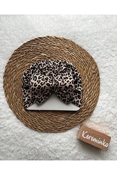 Kereminko Bebek Baby Girl and Child Leopard Cotton Piece Bone Set