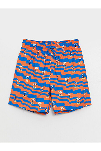 LC Waikiki Ozmarka New Season Elastic Waist Quick-Drying Boys' Swim Shorts