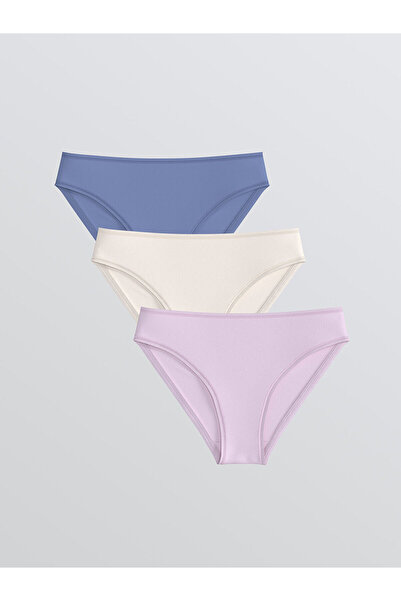 LC Waikiki Özmarka New Season Plain Bikini Panties 3-Piece