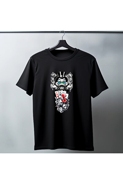 TİMİSİVA Tricou unisex supradimensionat ARTISTIC cu imprimeu guler rotund cu ...