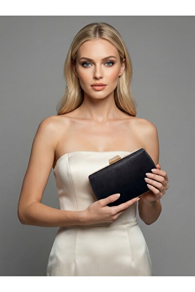 Biçanta Black Color Imported Luxury K Velvet Chain Metal S Strappy Crystal St...