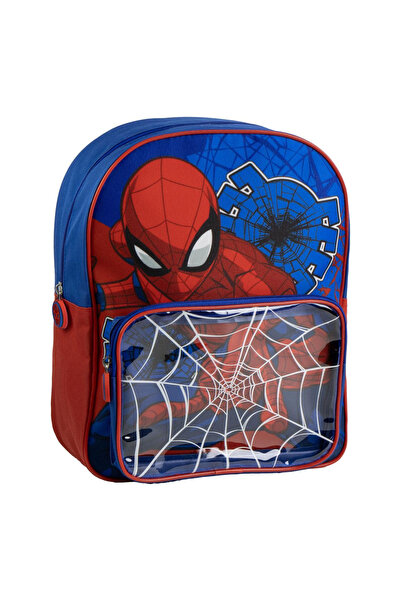 SPIDERMAN Rucsac grădiniță 2 compartimente, Spiderman, 31x25x14 cm Albastru 3...