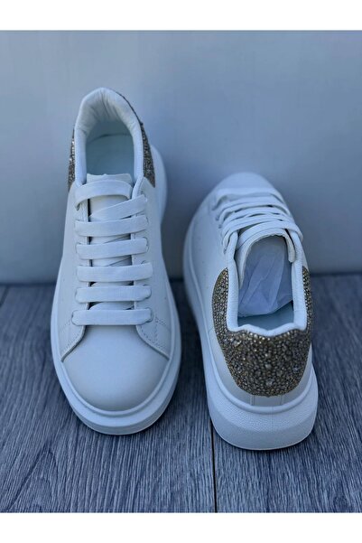 ddastore White/gold Sneakers