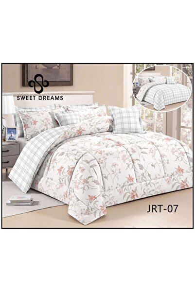 Sweet Dreams Decoration Summer floral bedspread, single and a half size, 5 pi...