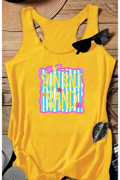 SUNFREE Summer Mix Women's Sleeveless Swimmer Athlete Tshirt