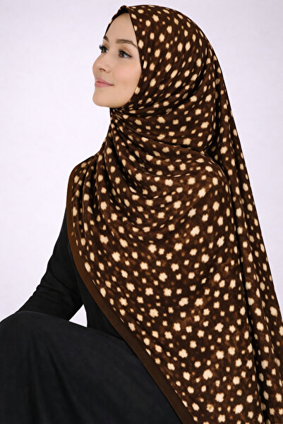 hijabchi Ceylan patterned cocoon Cotton shawl fawn design cocoon cotton shawl...