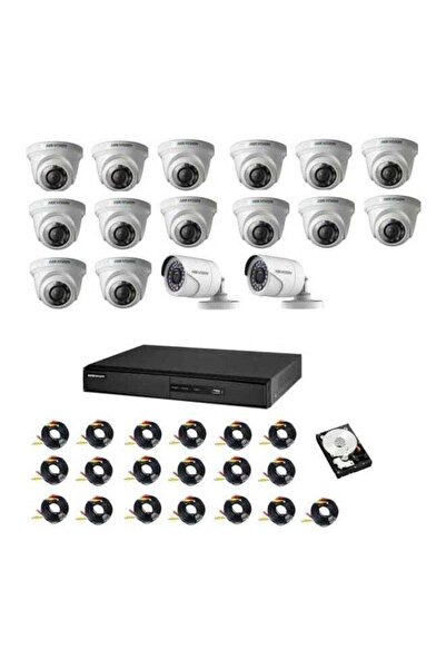 Hikvision Hikvision security system with 14 indoor cameras + 2 outdoor camera...