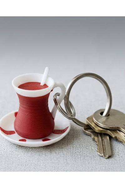 EFAY3D Çay Bardağı Anahtarlık