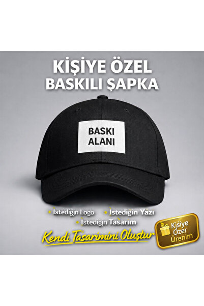 barsdepo Kişiye Özel Logo Baskılı Şapka | Unisex Ayarlanabilir