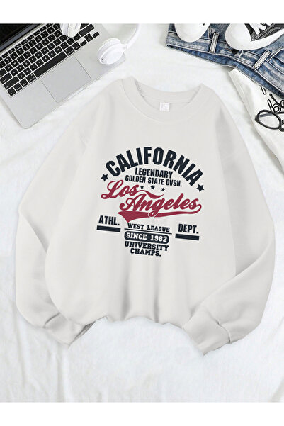 NOISSEY Tricou cu imprimeuri atletice California Oakland pentru femei Hanorac...