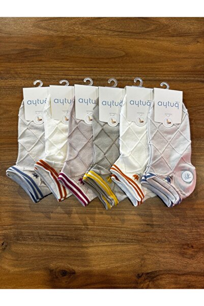 Aytuğ Premium Bamboo Stitch-Free Breathable Women's Booties Socks 6-Pack