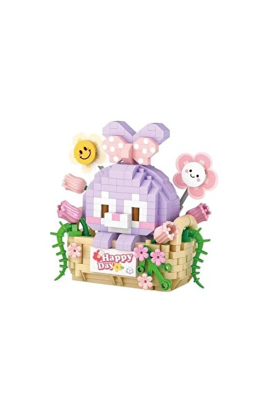 BYCEGU Lz-8805 Loz Purple Rabbit 400 Piece Block Toy