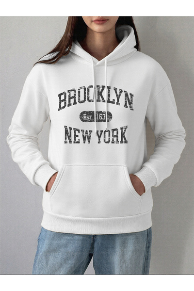 NOISSEY بروكلين إيست 1631 نيو يورك إصدار بغطاء رأس لار وينتر صوف الفليس سترة ...