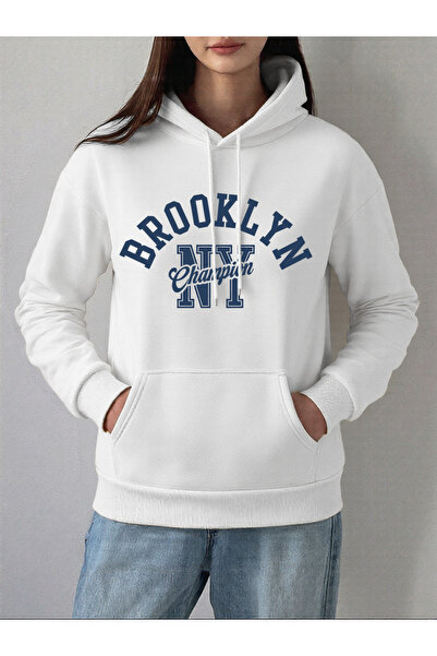 NOISSEY بروكلين نيويورك سيتي طبعات بغطاء رأس لار وينتر صوف الفليس سترات دافئة...