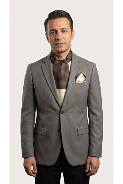 TMFASHİON Men's Patterned Self-Tied Neck Ascot Scarf Pocket Handkerchief Set