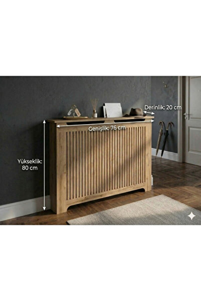 wudie Kalorifer Petek Önü Kapatma, iç Ölçü 76 Cm Mobilya, Petek Kaplama, Dres...