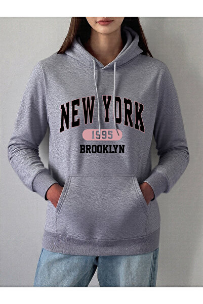 NOISSEY هودي نيو يورك 1995 بروكلين إصدارات بروكلين للنساء شتاء صوف الفليس ستر...