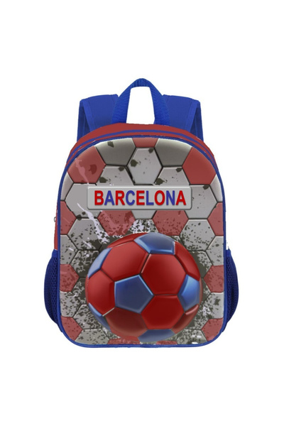 Barcelona 3D Kindergarten Backpack, 31x25x10 cm 31x25x10 - 0 cm Navy Blue
