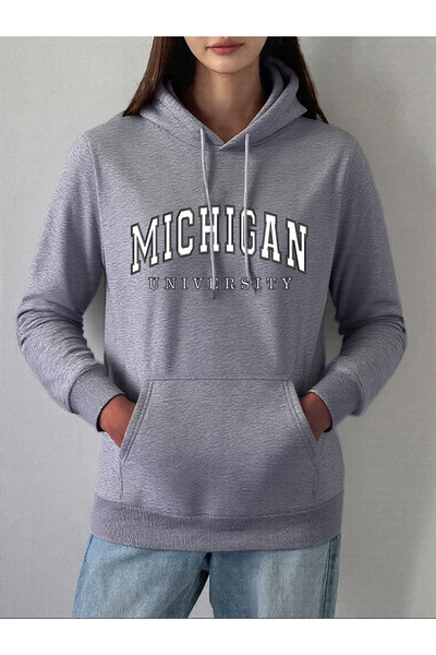 NOISSEY هوديي من جامعة مياهيغان للنساء لشتاء صوف الفليس سترة دافئة أساسية مع ...