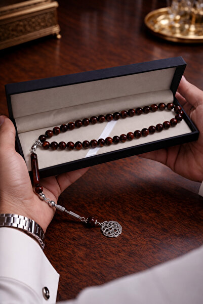 Generic Luxurious brown rosary with an elegant box – a sophisticated design f...