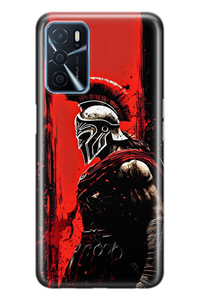 FLAMENKO حافظة هاتف شفافة متوافقة مع هاتف أوبو A16 / A55 من طراز واريور سبارت...