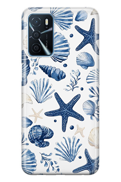 FLAMENKO حافظة هاتف شفافة متوافقة مع هاتف اوبو A16 / A55 من نوع Sea Star and ...