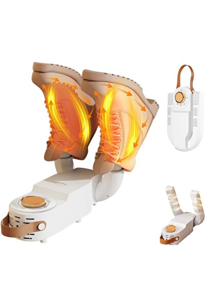 EN SİGA Akıllı Ayakkabı Kurutma Makinesi 360° Sıcak Hava Zaman Ayarlı Ayakkab...