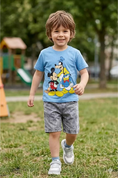 diamondstar بدلة ولادي مع شورت 3/6 سنوات