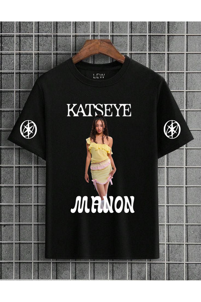 lovver Tricou Katseye Grup Manon cu design special, de calitate premium, resp...