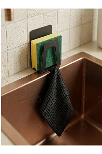 MAİN SHOP 1 Piece Dish Sponge Holder 3m Adhesive Stainless Steel Sponge Holde...