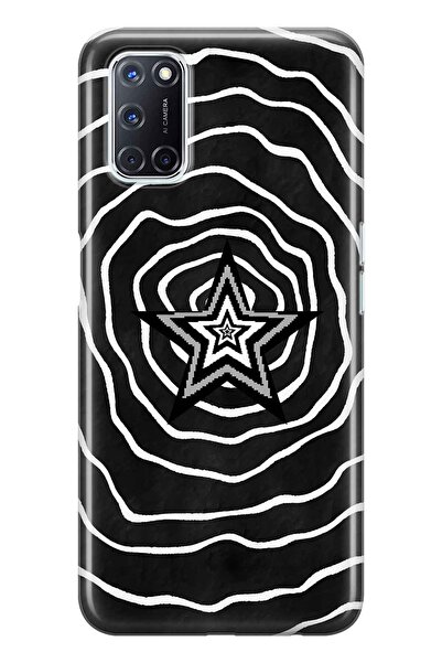 FLAMENKO حافظة هاتف شفافة متوافقة مع هاتف اوبو A52 / A72 / A92 باللونين الأسو...