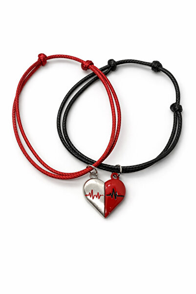 MakeWell Best Friends Magnetic Heart Bracelet – Set of 2 Friendship Bracelets...