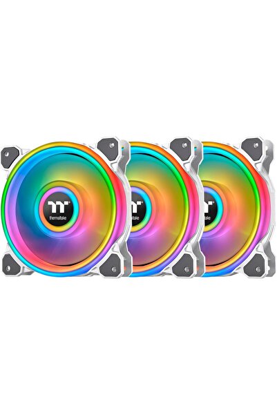 THERMALTAKE مروحة تبريد Riing Quad 14 RGB / عبوة من 3 قطع مع وحدة تحكم / منخف...