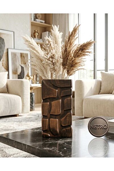 Home Rectangular Model Decorative Vase Ceramic Stylish Vase Handmade Special ...