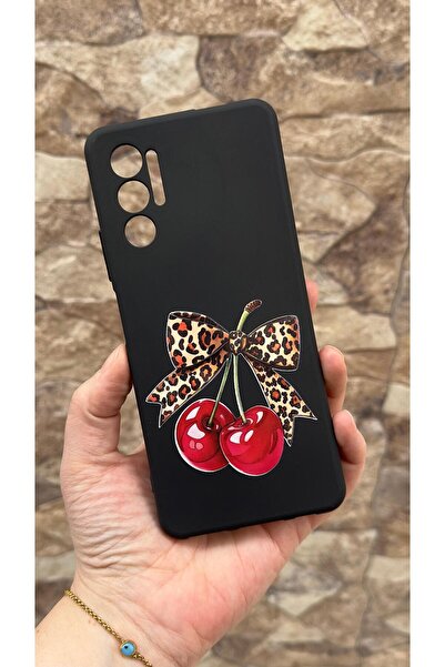 Vip Case Tecno Pova 3 Compatible Cherry Bow Leopard Printed Pack Silicone Sho...