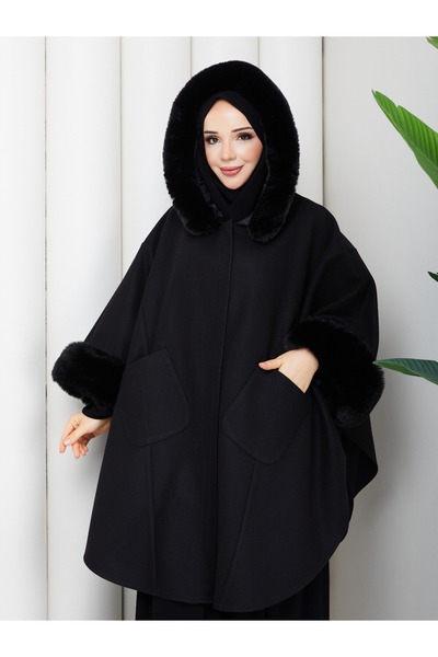 ŞEHRAZAT TESETTÜR ŞEHRAZAT KÜRKLÜ PANÇO