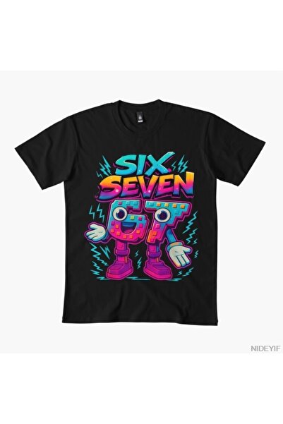 Flood Of Style تي شيرت مضحك من نوع Meme 67 Six Seven 6 7 Italian Brain Rot لل...