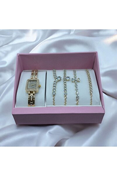 NEW LATINA Women's wristwatch box with attractive bracelets