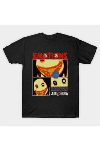 Flood Of Style Jeff The Killer Creepypasta Ανδρικό Γυναικείο T-Shirt 100% Βαμ...