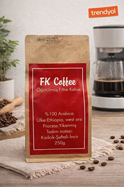 FK Coffee Taze Kavrulmuş Filtre Kahve 250g – Orta Kavrum, Premium Aroma