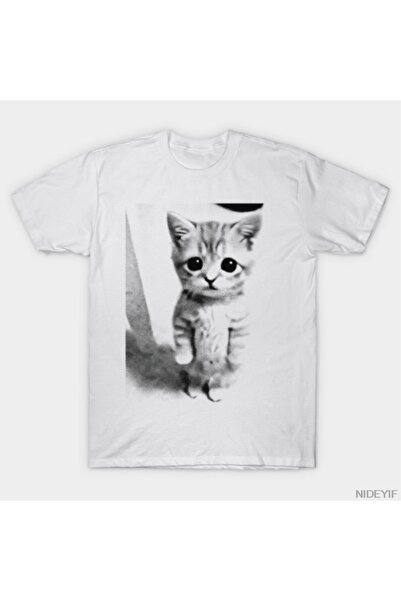Flood Of Style Αστείο μπλουζάκι με αστεία κλαψιάρικη γάτα για άνδρες Γυναικεί...