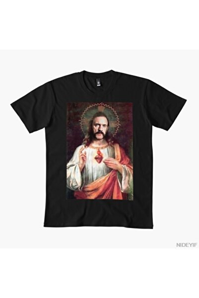 Flood Of Style Μπλουζάκι God Jesus St Lemmy 100% P Βαμβάκι u T για άνδρες Γυν...