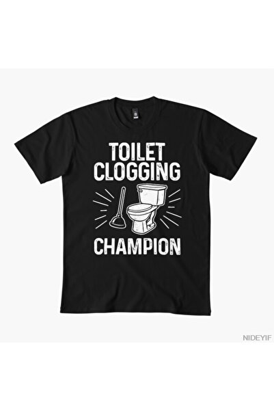 Flood Of Style Μπλουζάκι Toilet Clogging Champion για άνδρες Γυναικείο 100% P...