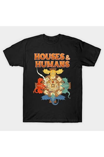 Flood Of Style Ανδρικά και γυναικεία μπλουζάκια 100% Βαμβάκι μπλουζάκια με κο...