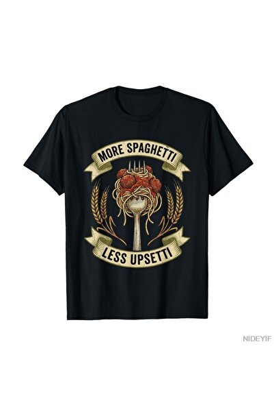 Flood Of Style Περισσότερα Spaghetti Λιγότερο Upsetti Meme T-shirt 100% Βαμβά...