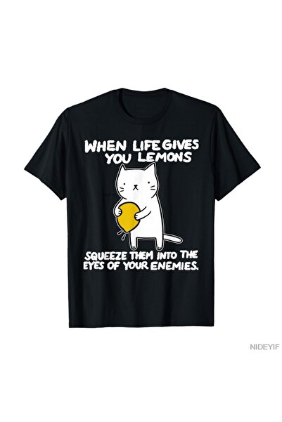 Flood Of Style Όταν η ζωή σου δίνει λεμόνια, σφίξτε τα στα μάτια σας Μπλουζάκ...